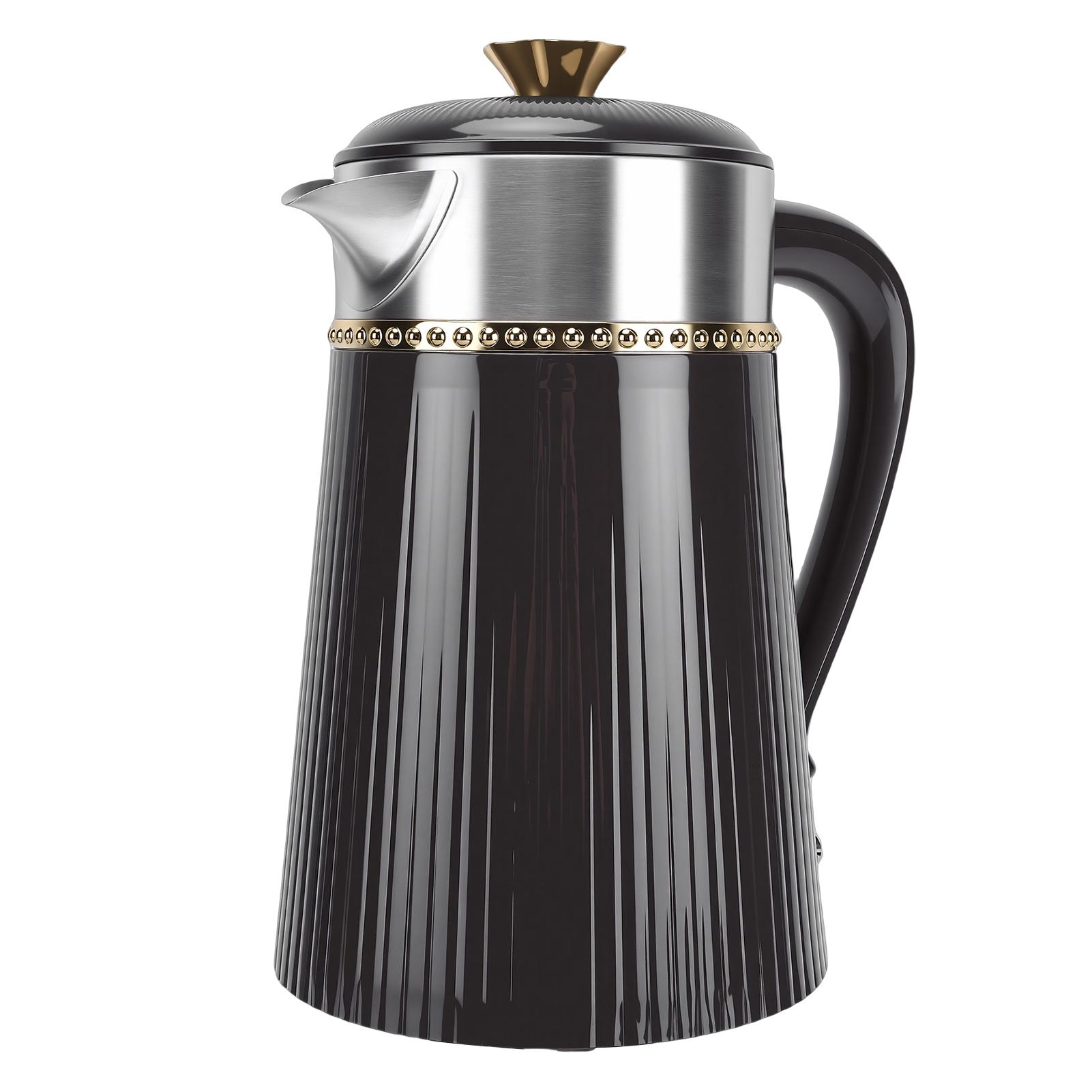 Electric Kettle Matte Black 1800W Auto Shut Off 2L Large Capacity Stainless Steel Hot Water Boiler for Home Office EU
Electric Kettle Matte Black 1800W Auto Shut Off 2L Large Capacity Stainless Steel Hot Water Boiler for Home Office EU