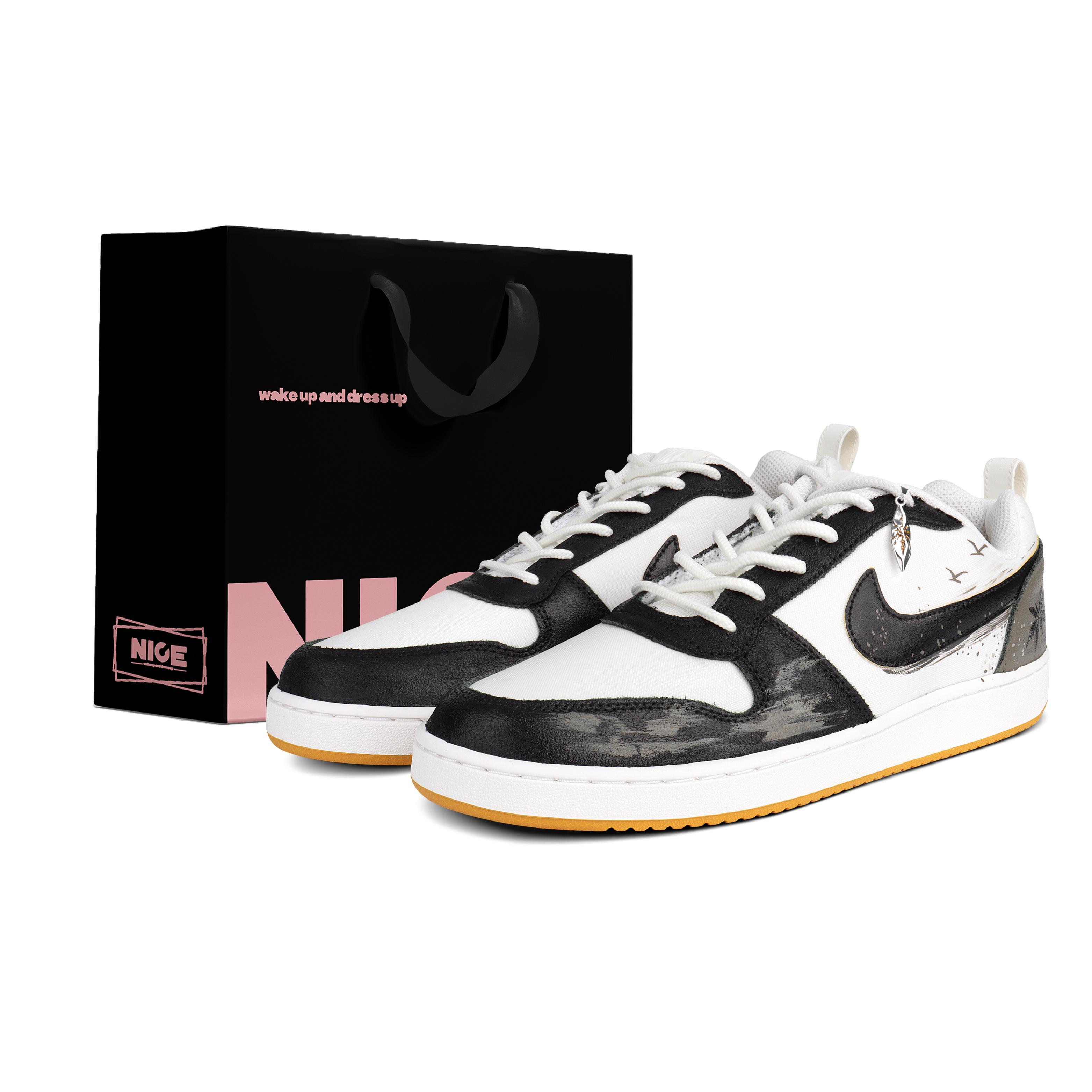 Nike Court Borough Abrasion Resistant Abrasion Resistant Low top Skateboard Shoes Men s Black White Brown 844881-100(Team1453-LD) 44
Nike Court Borough Abrasion Resistant Abrasion Resistant Low top Skateboard Shoes Men s Black White Brown 844881-100(Team1453-LD) 44
