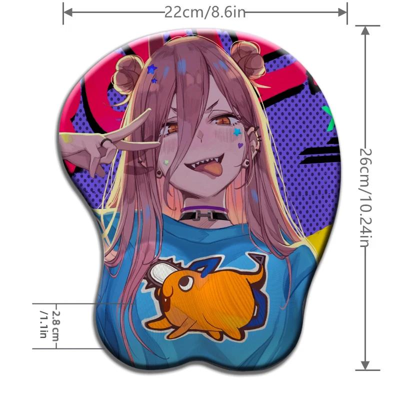 Power Oppai 3D Silicone Wrist Rest Mouse Pad Japanese Anime Style Boob Desk Pad Suitable for Gaming Use Ergonomic 26x21x2.8 cm
Power Oppai 3D Silicone Wrist Rest Mouse Pad Japanese Anime Style Boob Desk Pad Suitable for Gaming Use Ergonomic 26x21x2.8 cm