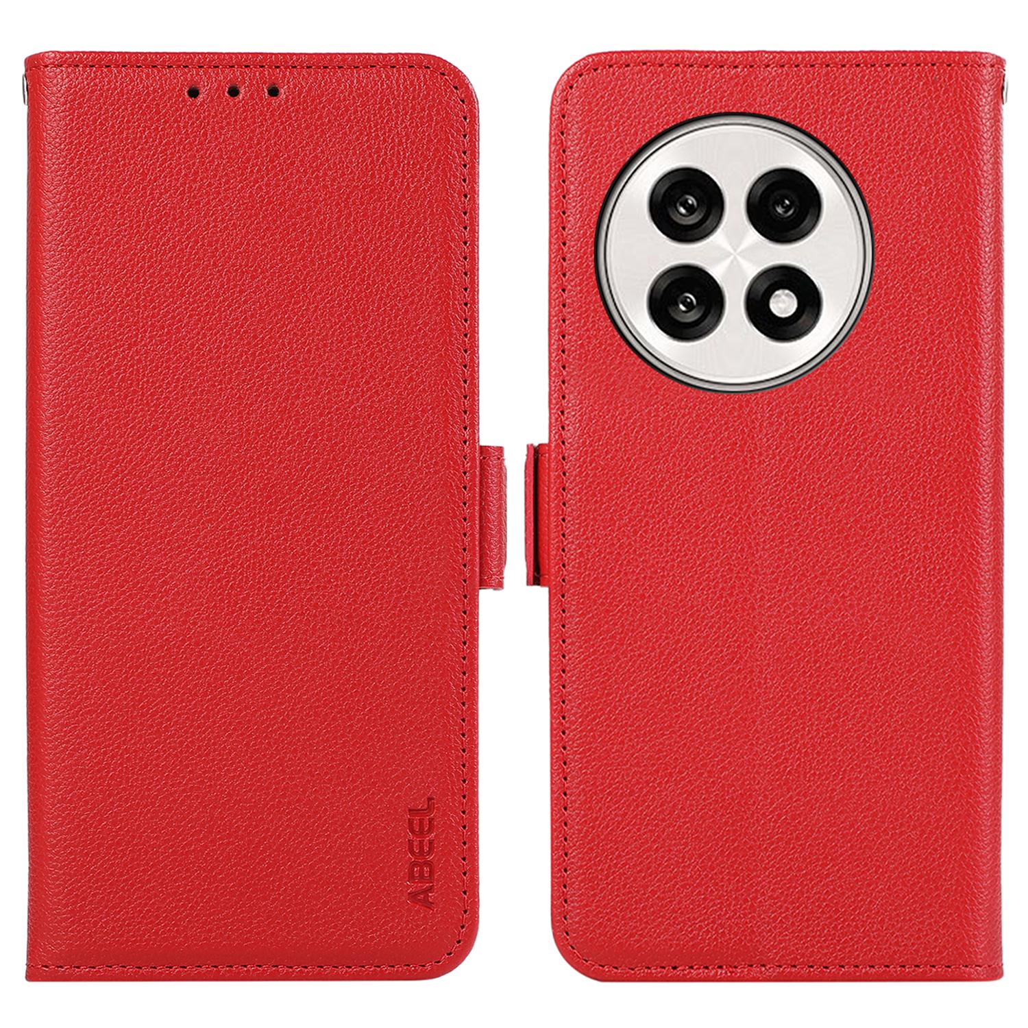 ABEEL Phone Case For OnePlus 13R 5G/Ace 5 5G/Ace 5 Pro 5G Litchi Texture Leather RFID Blocking Cover Red
ABEEL Phone Case For OnePlus 13R 5G/Ace 5 5G/Ace 5 Pro 5G Litchi Texture Leather RFID Blocking Cover Red
