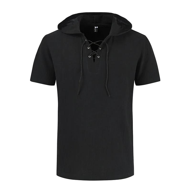 Vintage Medieval Men s Loose Hooded Shirt, Theatrical Stage Costume Shirt, Solid Color Lace-up Top Tops for Male XXL чорний
Vintage Medieval Men s Loose Hooded Shirt, Theatrical Stage Costume Shirt, Solid Color Lace-up Top Tops for Male XXL чорний