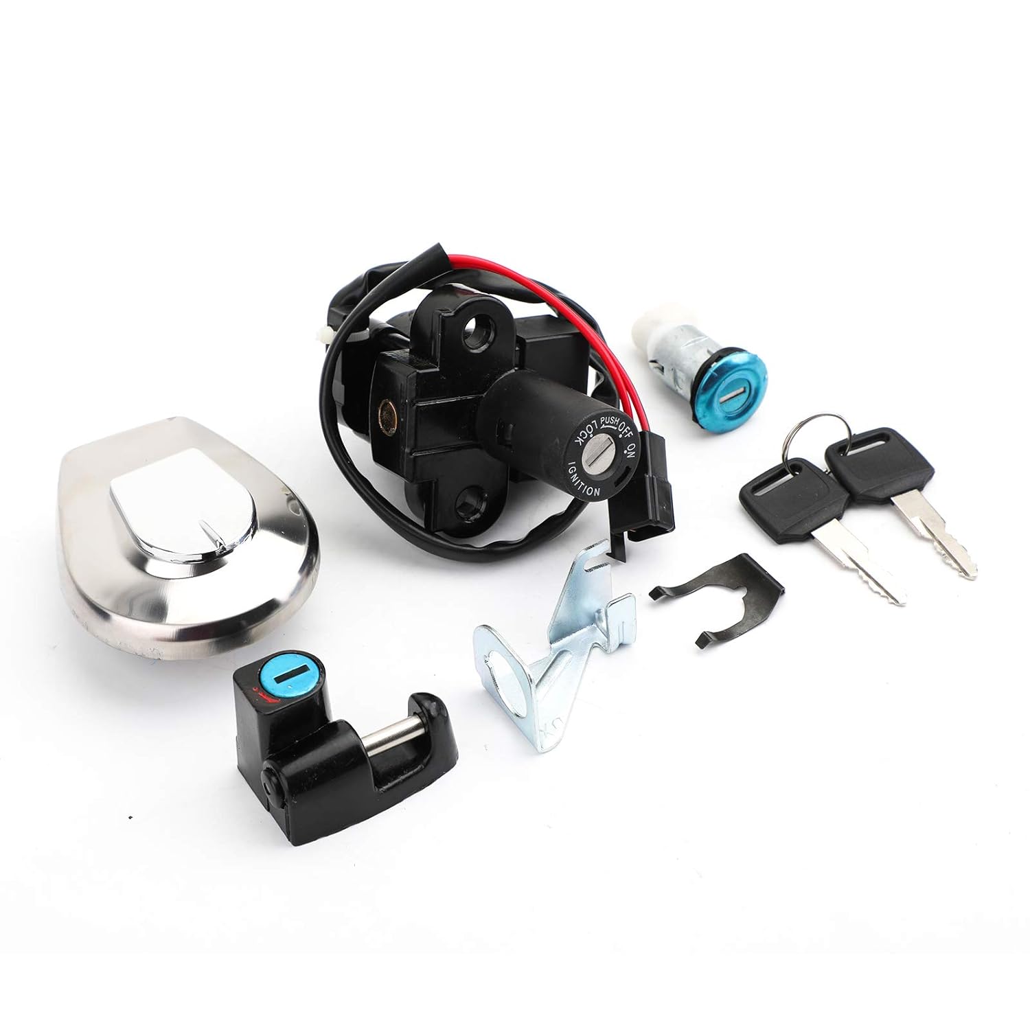 Ignition Switch Fuel Gas Cap Seat Lock Keys Set for Honda CB750 Nighthawk 750 1991-2003
Ignition Switch Fuel Gas Cap Seat Lock Keys Set for Honda CB750 Nighthawk 750 1991-2003