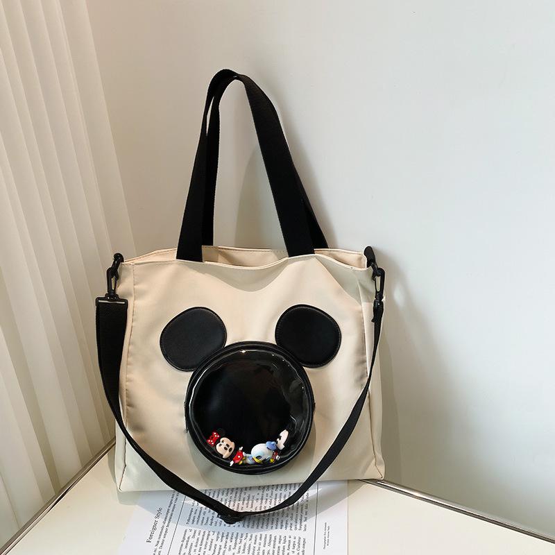 Disney cute cartoon Mickey handheld tote bag, fashionable canvas outer shopping bag, trendy shoulder crossbody bag білий
Disney cute cartoon Mickey handheld tote bag, fashionable canvas outer shopping bag, trendy shoulder crossbody bag білий