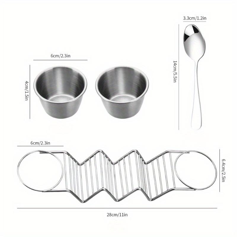 Подставка из нержавеющей стали для мексиканских блинов, блюдо для макания в бульон TacoHolderStand, подставка для двух чашек
Подставка из нержавеющей стали для мексиканских блинов, блюдо для макания в бульон TacoHolderStand, подставка для двух чашек