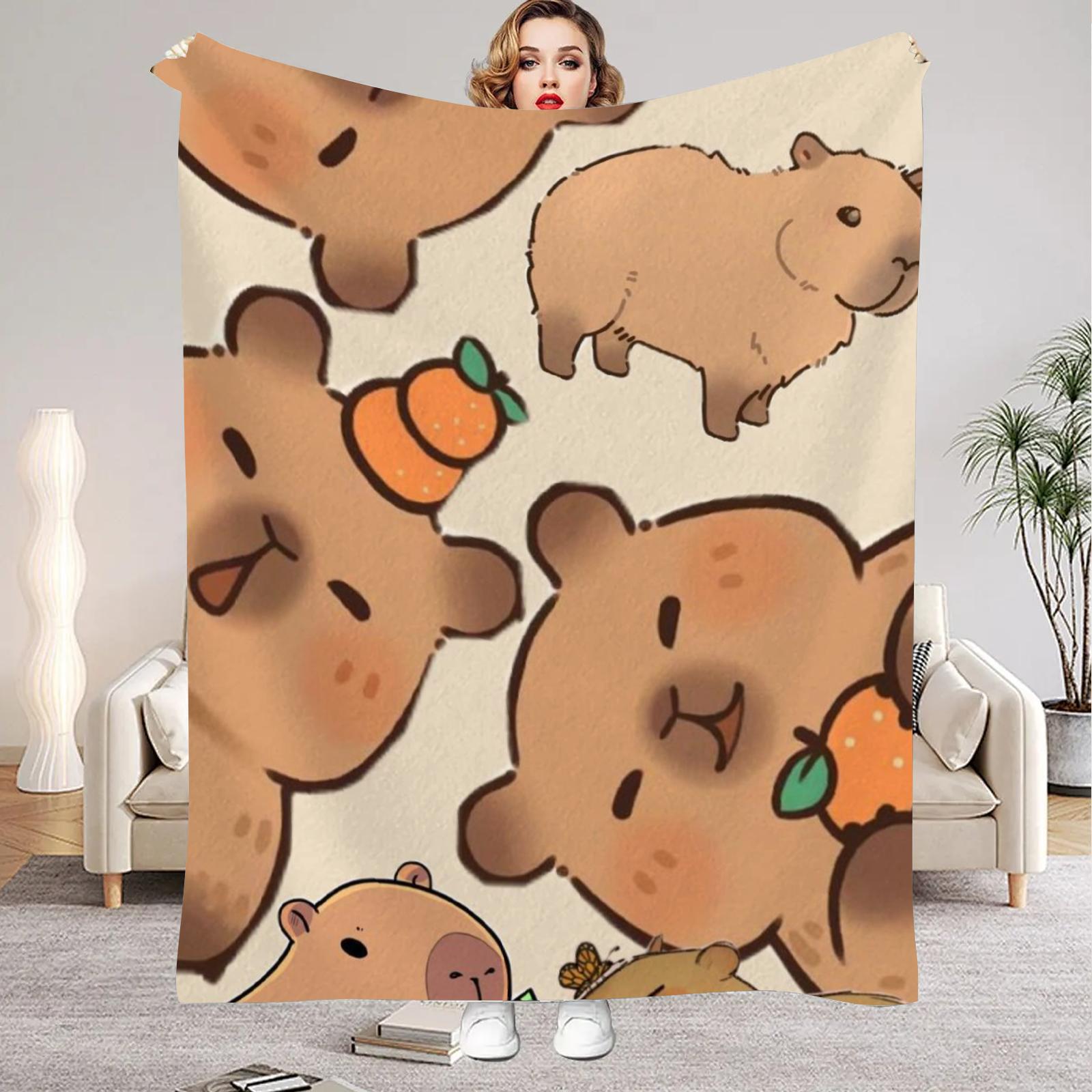 1Pc Digital Printed Capybara Style Flannel Blanket Mattress Cover Blanket for Family BedsSofasOfficesOutdoor Camping 75x100cm (30x40inch)
1Pc Digital Printed Capybara Style Flannel Blanket Mattress Cover Blanket for Family BedsSofasOfficesOutdoor Camping 75x100cm (30x40inch)