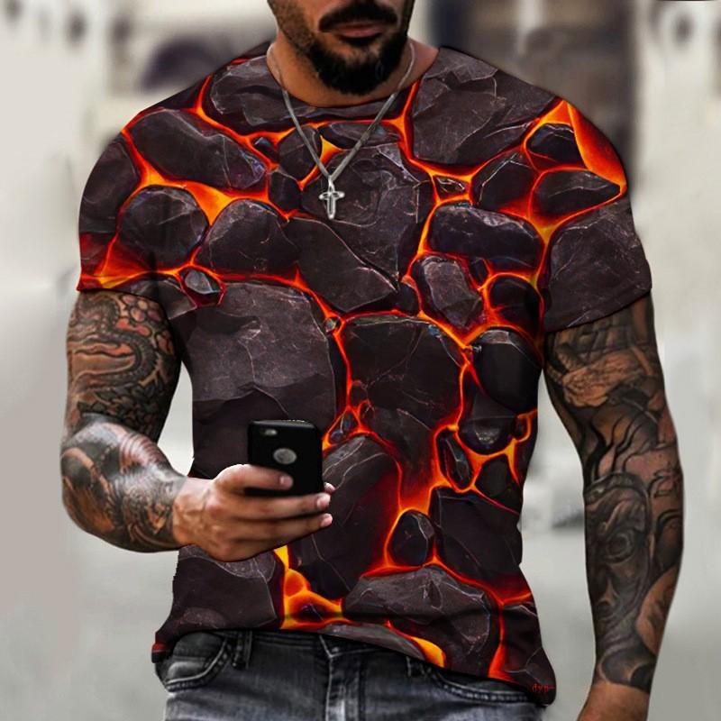 Летний топ с круглым вырезом и 3D-принтом ужасающей магмы, модная повседневная мужская футболка с коротким рукавом 6XL
Летний топ с круглым вырезом и 3D-принтом ужасающей магмы, модная повседневная мужская футболка с коротким рукавом 6XL