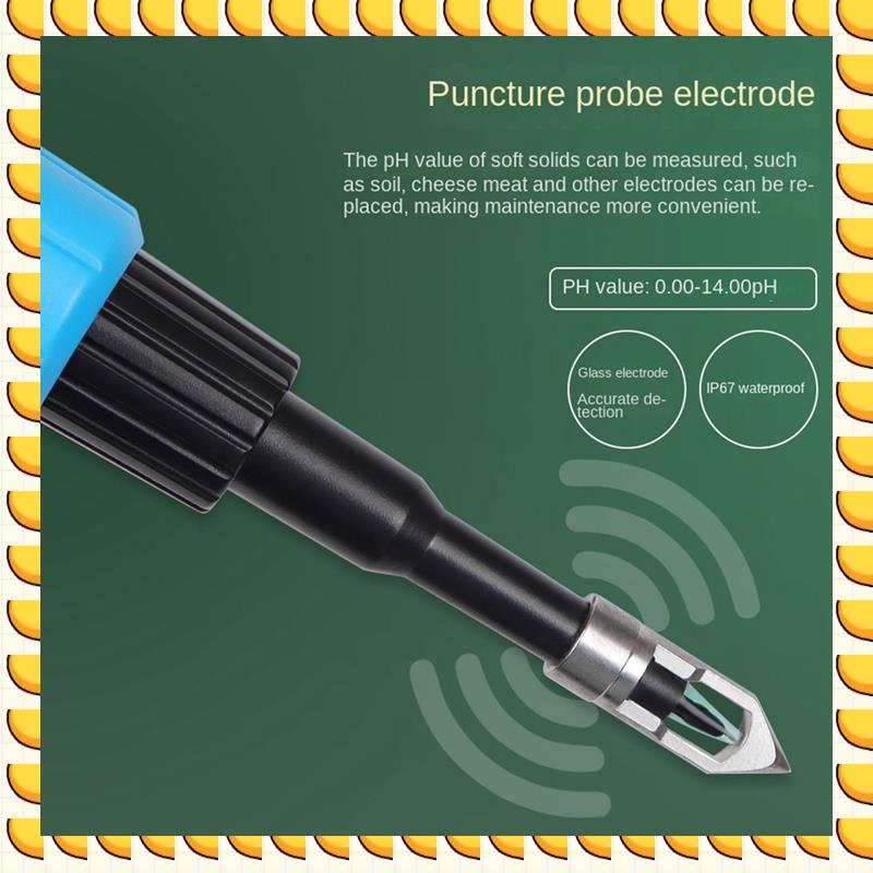 BAAU Food PH Meter 0.00-14.00PH High Accuracy Temp PH Tester Sensor Acidity Analyzer For Meat Canning Cheese Dough Water Durable
BAAU Food PH Meter 0.00-14.00PH High Accuracy Temp PH Tester Sensor Acidity Analyzer For Meat Canning Cheese Dough Water Durable