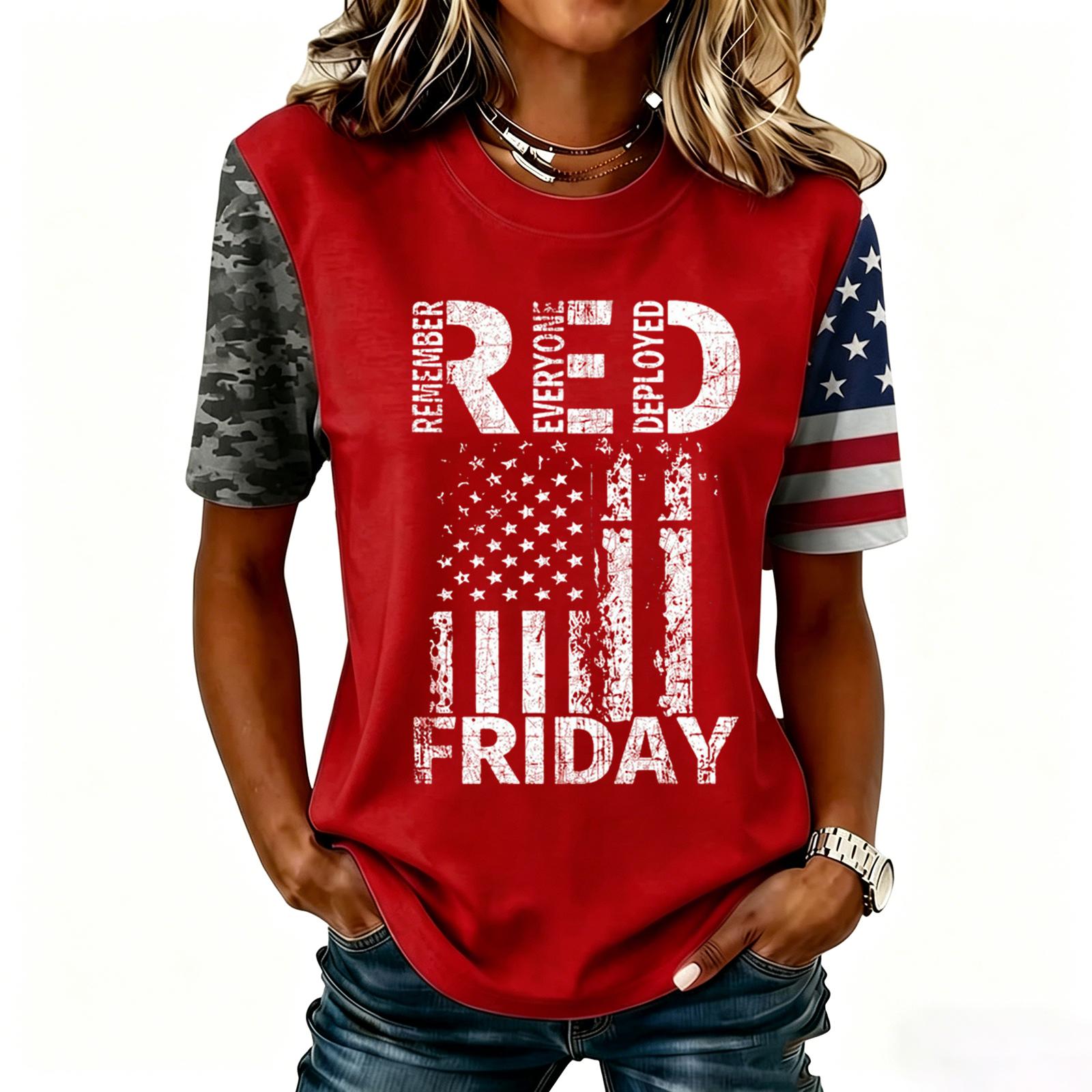 Women s Casual Short Sleeve T-Shirt Crew Neck Letter Print Top Patriotic Sleeve Design Relaxed Fit Lightweight Fabric XXL білий
Women s Casual Short Sleeve T-Shirt Crew Neck Letter Print Top Patriotic Sleeve Design Relaxed Fit Lightweight Fabric XXL білий