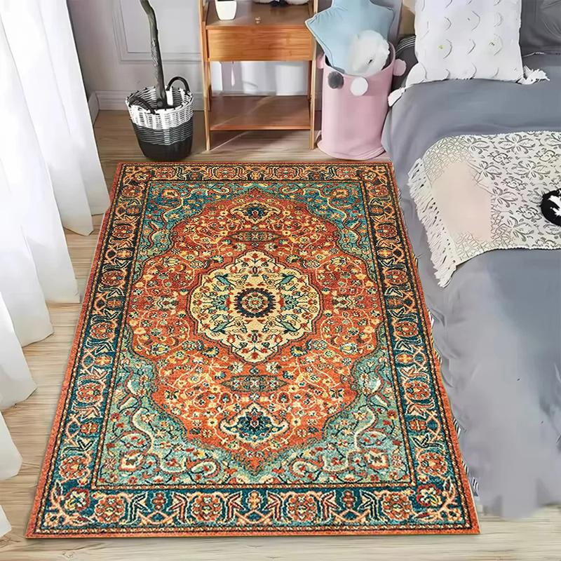 Retro Persian Area Rug Vintage Oriental Print Non-Slip Washable Floormat Carpet for Living Bedroom Kids Playroom Luxury Boho 40x60CM
Retro Persian Area Rug Vintage Oriental Print Non-Slip Washable Floormat Carpet for Living Bedroom Kids Playroom Luxury Boho 40x60CM