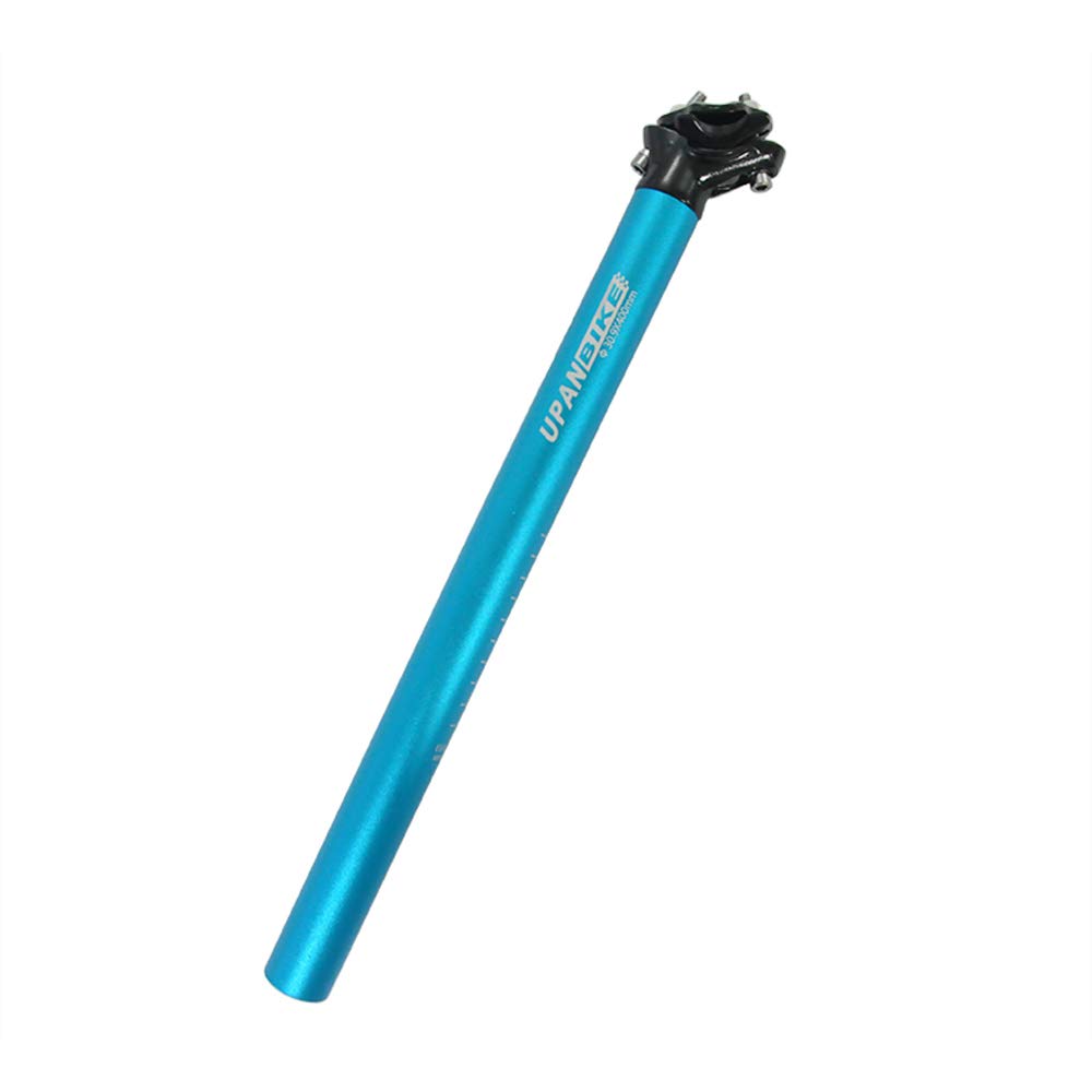 UPANBIKE Bike Seatpost Aluminum Alloy 400mm Length Bicycle Seatpost for Mountain Road BMX 27.2mm 30.9mm 31.6mm Bike, Bike, MTB, (31.6mm, Blue)
UPANBIKE Bike Seatpost Aluminum Alloy 400mm Length Bicycle Seatpost for Mountain Road BMX 27.2mm 30.9mm 31.6mm Bike, Bike, MTB, (31.6mm, Blue)