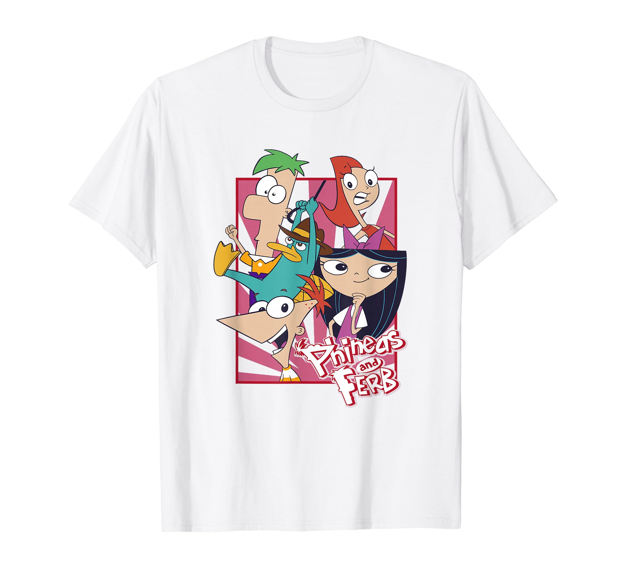 Disney Phineas and Ferb Cute Group Photo with Friends T-Shirt
Disney Phineas and Ferb Cute Group Photo with Friends T-Shirt