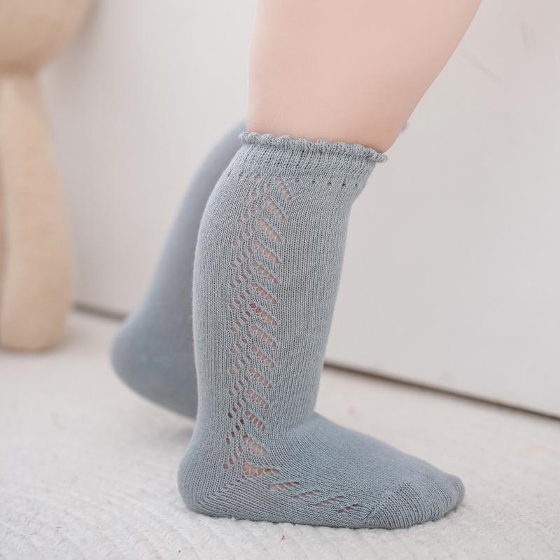 European Spanish Style Loose Fit Baby Mid-length Socks - Spring/Summer Trendy Sliding Ring Design S: 3-12 months / foot length 9-11cm сірий колір/синій
European Spanish Style Loose Fit Baby Mid-length Socks - Spring/Summer Trendy Sliding Ring Design S: 3-12 months / foot length 9-11cm сірий колір/синій
