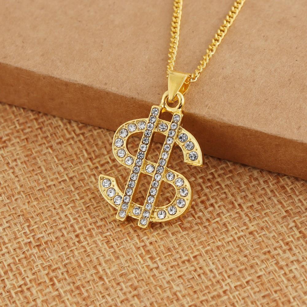 Модный Lucky Rich Personality Hip Hop Dollar Sign ожерелье для мужчин в стиле панк, праздничный кулон для вечеринки, подарочные аксессуары золотой
Модный Lucky Rich Personality Hip Hop Dollar Sign ожерелье для мужчин в стиле панк, праздничный кулон для вечеринки, подарочные аксессуары золотой