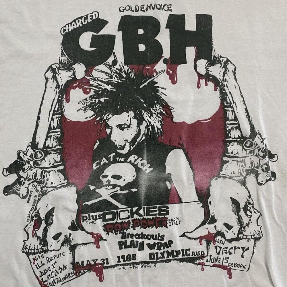 GBH In Concert 1985 Band Cotton Tee Gift For Fan S to 5XL T-shirt Unisex T-Shirt XXXL
GBH In Concert 1985 Band Cotton Tee Gift For Fan S to 5XL T-shirt Unisex T-Shirt XXXL