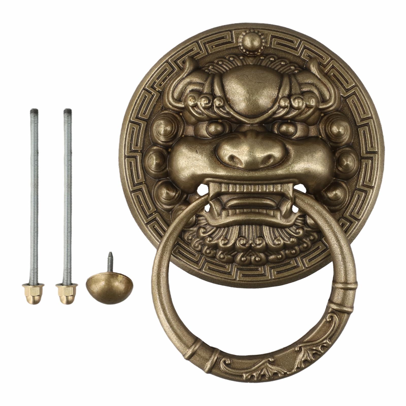 Antique Door Handle Beast Head Door Ring Elegant Home Decor Functional Door Hardware For Villa Courtyard Gates бронзовий
Antique Door Handle Beast Head Door Ring Elegant Home Decor Functional Door Hardware For Villa Courtyard Gates бронзовий