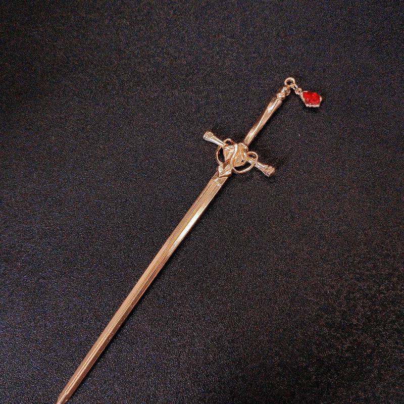 Chinese Style Sword Water Drop Hairpin: High-End Hanfu Updo Hair Accessory
Chinese Style Sword Water Drop Hairpin: High-End Hanfu Updo Hair Accessory