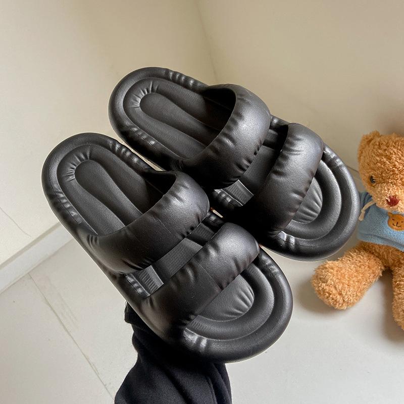 Женские шлепанцы из ЭВА, новые, на толстой подошве, шлепанцы на одном ремешке, пляжные, нескользящие, с мягкой подошвой, на плоской подошве, двойные, с крутыми шлепанцами 39/40 чёрный
Женские шлепанцы из ЭВА, новые, на толстой подошве, шлепанцы на одном ремешке, пляжные, нескользящие, с мягкой подошвой, на плоской подошве, двойные, с крутыми шлепанцами 39/40 чёрный