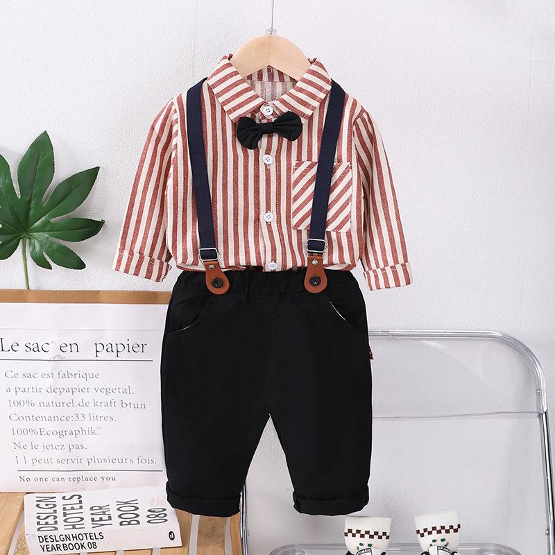 Красивый весенний формальный набор для мальчиков: Полосатая рубашка с подтяжками для выступления или наряда мальчика-цветочника 110cm красный
Красивый весенний формальный набор для мальчиков: Полосатая рубашка с подтяжками для выступления или наряда мальчика-цветочника 110cm красный