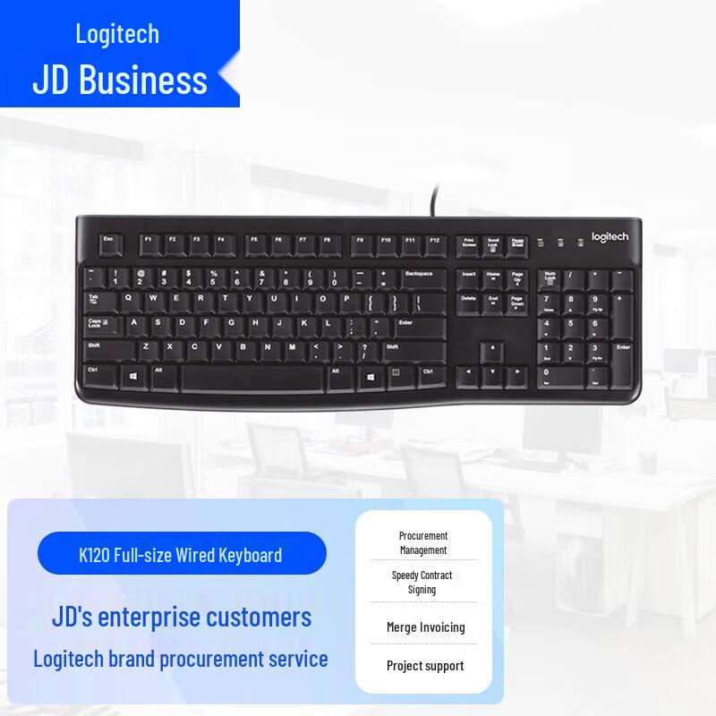Logitech MK120 Wired Keyboard and Mouse Combo
Logitech MK120 Wired Keyboard and Mouse Combo