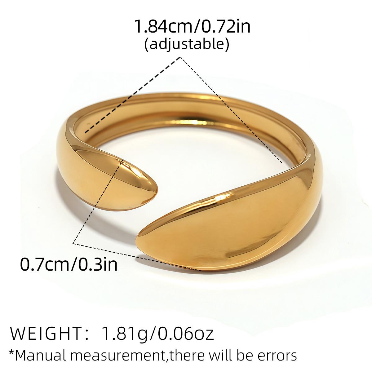 Stainless Steel Geometric Hollow Layered Wide Ring Metal Texture Waterproof Daily Simple Stylish Golden Color Zircon for Women resizable
Stainless Steel Geometric Hollow Layered Wide Ring Metal Texture Waterproof Daily Simple Stylish Golden Color Zircon for Women resizable