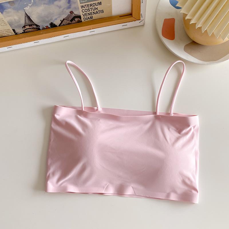 Женский бесшовный бюстгальтер с красивой спинкой из шелка, однострочный топ-топ для девочек, студенческий жилет для развития, нижнее белье One size розовый
Женский бесшовный бюстгальтер с красивой спинкой из шелка, однострочный топ-топ для девочек, студенческий жилет для развития, нижнее белье One size розовый