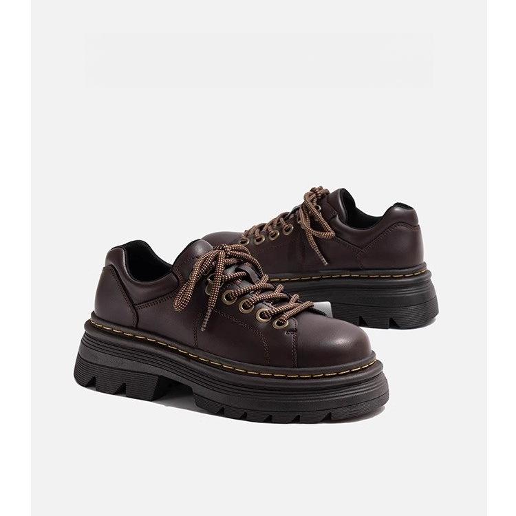 Women s Retro Brown Lace-up Leather Loafers - Thick Sole, British Style for Spring & Autumn 2025 35 чорний
Women s Retro Brown Lace-up Leather Loafers - Thick Sole, British Style for Spring & Autumn 2025 35 чорний