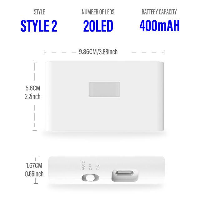 LED Induction Night Light Human Body Infrared Closet Lights Type-C Charging Magnetic Suction Wall Lamp for Bedroom Stair Toilet
LED Induction Night Light Human Body Infrared Closet Lights Type-C Charging Magnetic Suction Wall Lamp for Bedroom Stair Toilet
