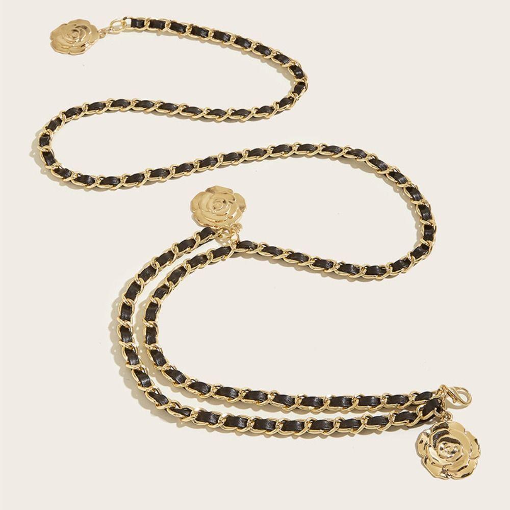 Belly Belt Metal Waist Belt Dress Decor Korean Waistband Sweet Flower Waist Chain Daily чёрный
Belly Belt Metal Waist Belt Dress Decor Korean Waistband Sweet Flower Waist Chain Daily чёрный