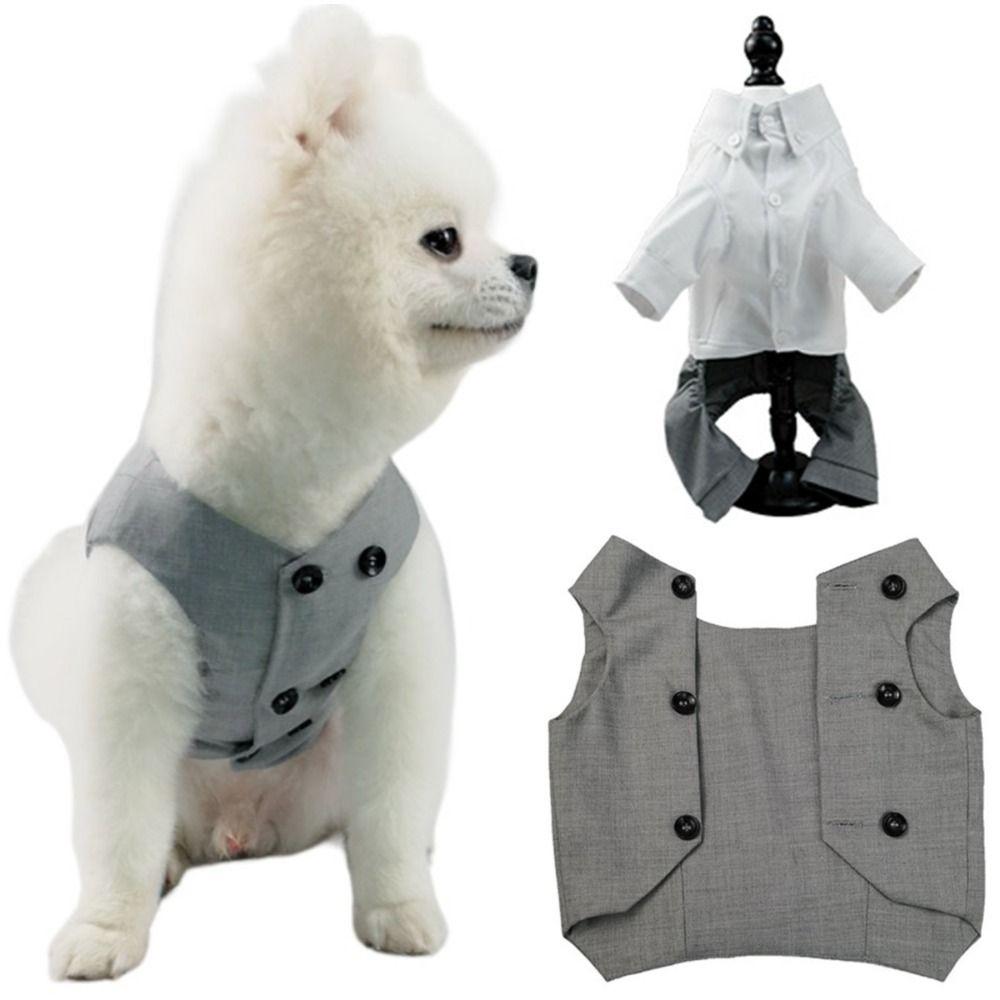 Creative Pet Formal Shirt Soft Puppy Costume Practical Dog Wedding Suit Cosplay XS-Waistcoat
Creative Pet Formal Shirt Soft Puppy Costume Practical Dog Wedding Suit Cosplay XS-Waistcoat