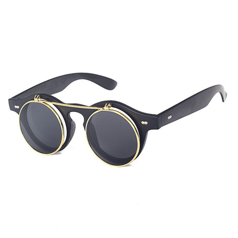 Панк солнцезащитные очки Jet 8187 с двойным слоем, откидные, металлические, круглые
Панк солнцезащитные очки Jet 8187 с двойным слоем, откидные, металлические, круглые