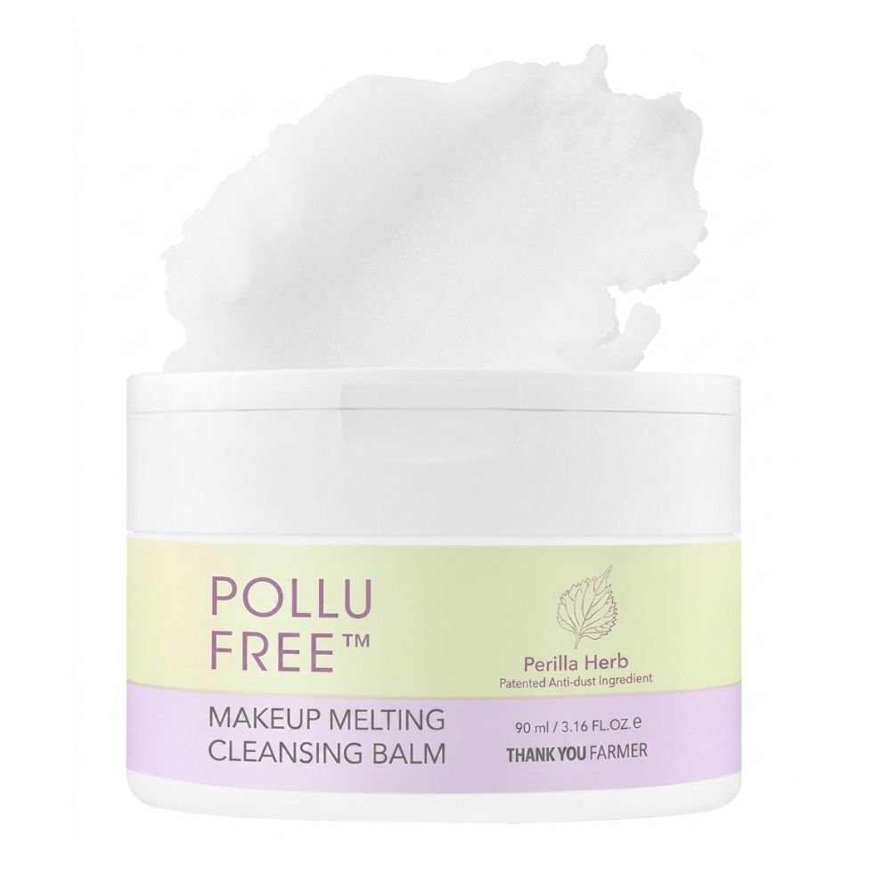 THANK YOU FARMER Pollu-Free Makeup Melting Cleansing Balm 90ml - Deep Cleansing & Soothing
THANK YOU FARMER Pollu-Free Makeup Melting Cleansing Balm 90ml - Deep Cleansing & Soothing