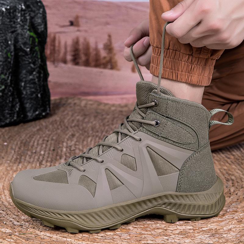 Combat boots Military fans Tactical boots Men s outdoor mountaineering high-top men s combat training boots Cowhide off-road mountaineering boots 47
Combat boots Military fans Tactical boots Men s outdoor mountaineering high-top men s combat training boots Cowhide off-road mountaineering boots 47