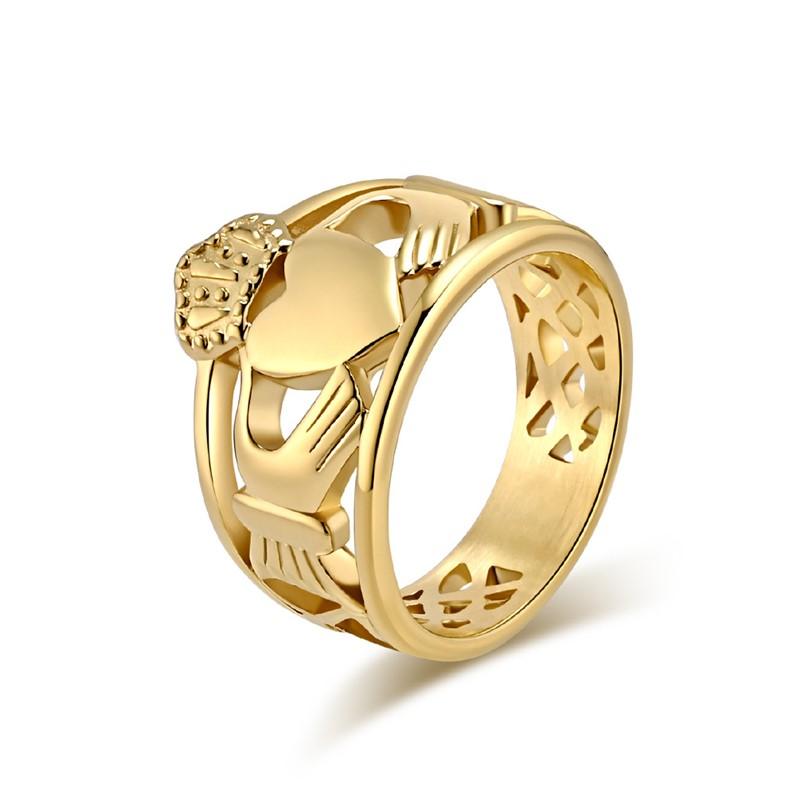 Stainless Steel Irish Claddagh Promise Friendship Ring Heart Crown Wedding Band for Men Women Size 7-12 12 золотий
Stainless Steel Irish Claddagh Promise Friendship Ring Heart Crown Wedding Band for Men Women Size 7-12 12 золотий