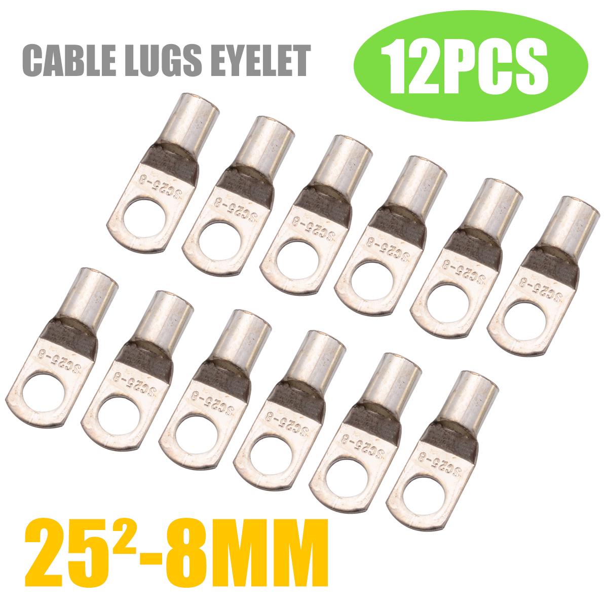 Peigu 12 шт. новые 25 мм2-8 мм 3AWG 5/16 медные кольцевые клеммы соединительные кабельные наконечники ушко
Peigu 12 шт. новые 25 мм2-8 мм 3AWG 5/16 медные кольцевые клеммы соединительные кабельные наконечники ушко