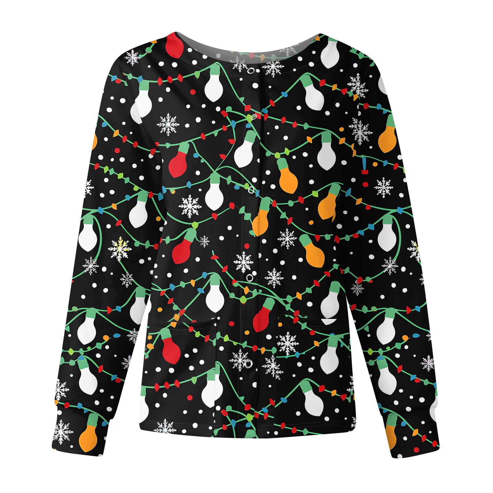 Женская повседневная модная куртка с длинным рукавом, воротником-стойкой, на одной пуговице, с рождественским принтом, рабочая куртка, топы S
Женская повседневная модная куртка с длинным рукавом, воротником-стойкой, на одной пуговице, с рождественским принтом, рабочая куртка, топы S