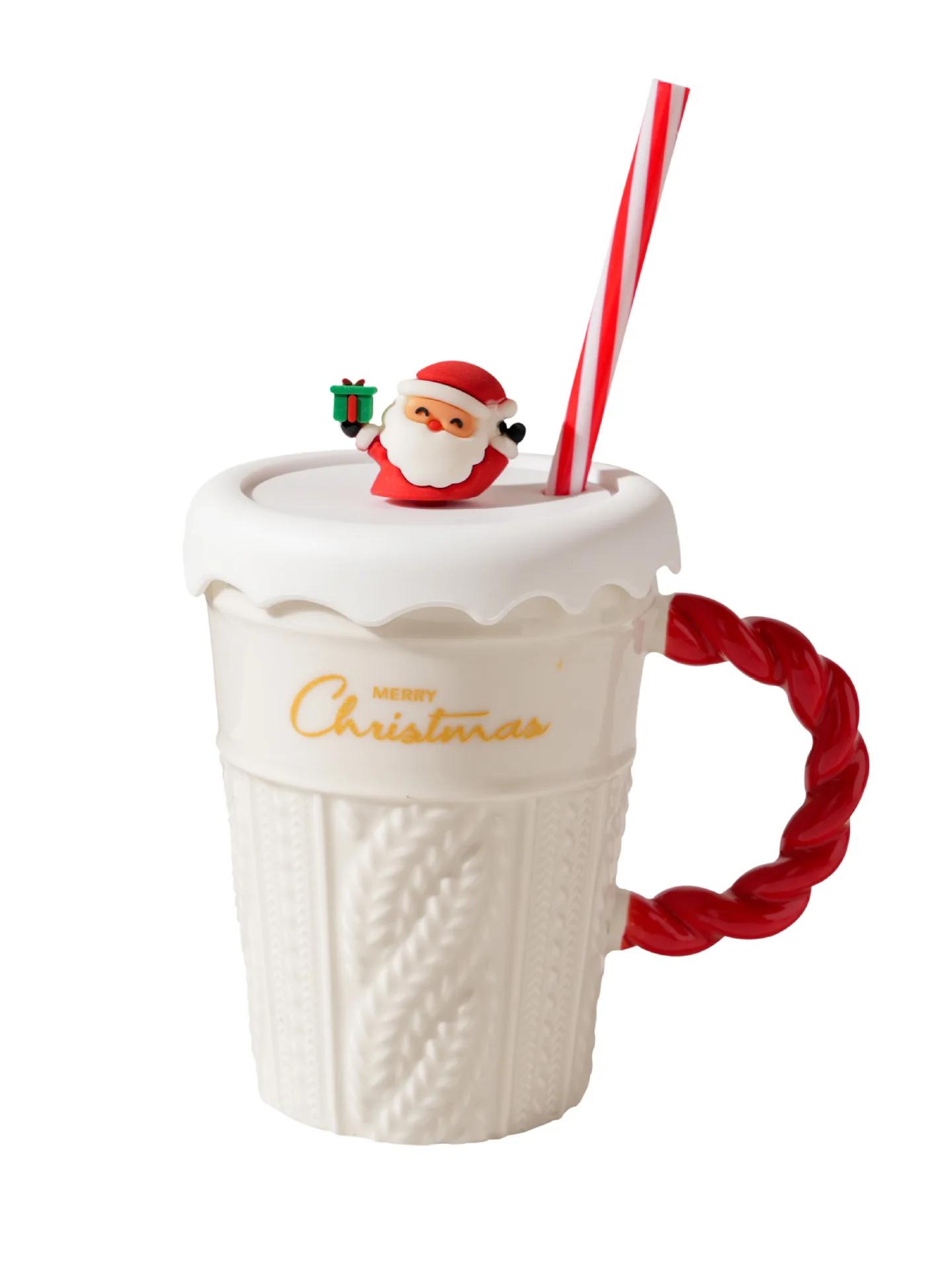 Creative Christmas Mug Christmas Tree Ceramic Water Mug High Appearance Level Sweater with Covered Straw Ceramic Couple Cup 401-500ml
Creative Christmas Mug Christmas Tree Ceramic Water Mug High Appearance Level Sweater with Covered Straw Ceramic Couple Cup 401-500ml