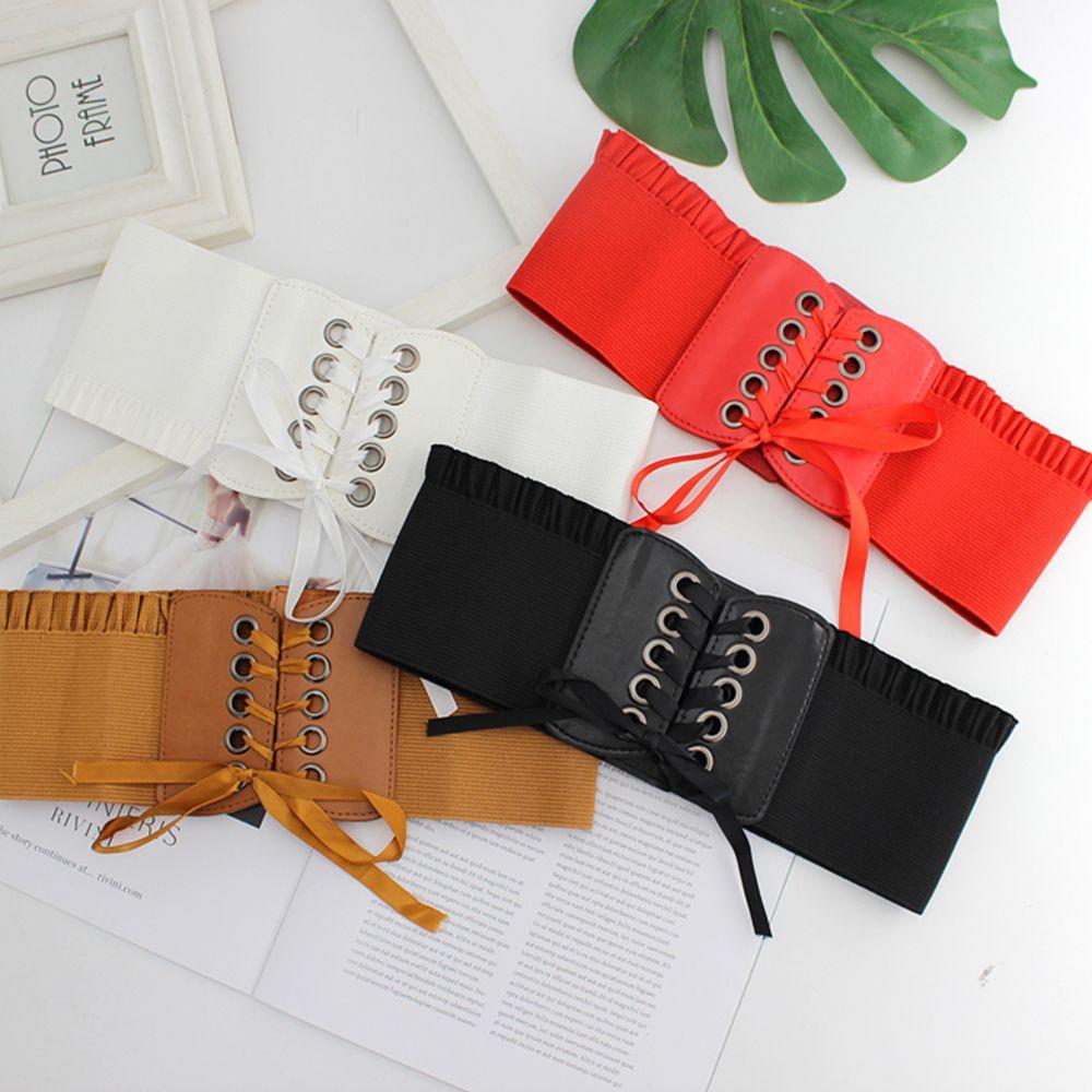 All-match Solid Color PU Leather Cummerbund Corset Belt Adjustable Waistband Female Waist Belt
All-match Solid Color PU Leather Cummerbund Corset Belt Adjustable Waistband Female Waist Belt