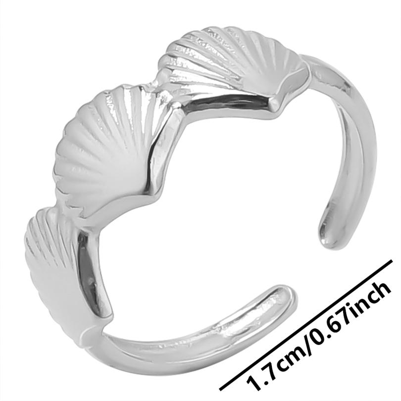 1pcs Crown Heart Shell Charm Ring Two/Three Layered Adjustable Stainless Steel Rings For Women Men Accessories Vintage Jewelry
1pcs Crown Heart Shell Charm Ring Two/Three Layered Adjustable Stainless Steel Rings For Women Men Accessories Vintage Jewelry