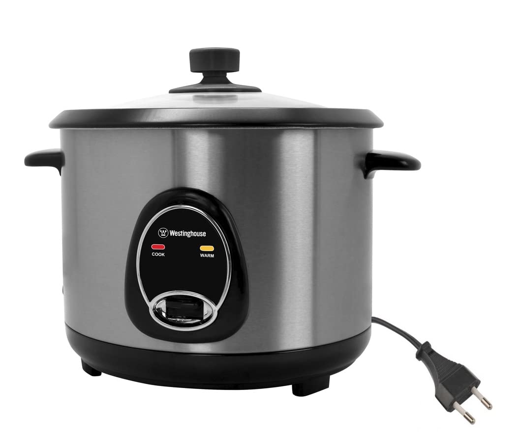 Westinghouse 220 Volts Rice Cooker 16 Non Stick Cooking Measuring Keep Warm FOR USE IN Cup, Pot, Cup, Function-Stainless Steel-1000W (NOT USA)
Westinghouse 220 Volts Rice Cooker 16 Non Stick Cooking Measuring Keep Warm FOR USE IN Cup, Pot, Cup, Function-Stainless Steel-1000W (NOT USA)