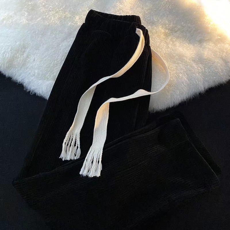 Corduroy Pants Men s Trendy Brand Spring and Autumn Ruffian Handsome Trendy Sweatpants Loose Straight Trousers Drape Versatile Casual Trousers XXXL чорний
Corduroy Pants Men s Trendy Brand Spring and Autumn Ruffian Handsome Trendy Sweatpants Loose Straight Trousers Drape Versatile Casual Trousers XXXL чорний