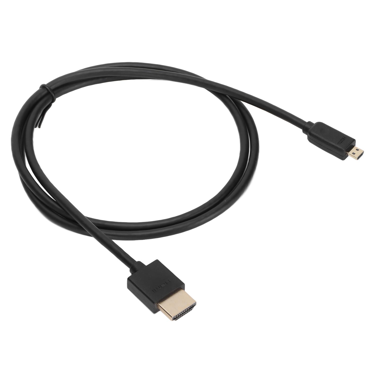 HDTV to Micro HD Multimedia Interface Adapter Cable HD Devices Connection Adapter Cable 1 Meter
HDTV to Micro HD Multimedia Interface Adapter Cable HD Devices Connection Adapter Cable 1 Meter