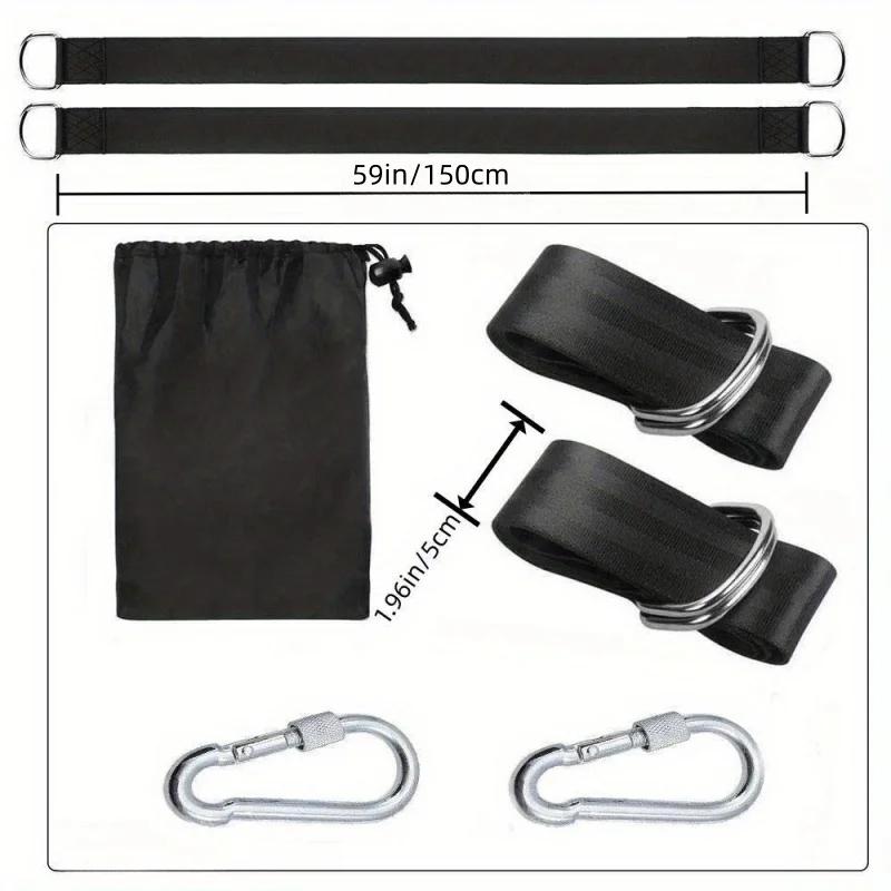 Outdoor Swing Hammock Straps, Equipped with Seat Belts for Carrying Bags, Hammock Straps with High-strength Tree Ties
Outdoor Swing Hammock Straps, Equipped with Seat Belts for Carrying Bags, Hammock Straps with High-strength Tree Ties