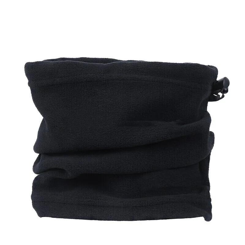 Унисекс Осенне-зимние Шапки от Холода с Защитой Ушей Большого Размера, Обхватывающие Голову Вязаные Шапки, Модные Шапки-пуловеры, Которые Делают чёрный