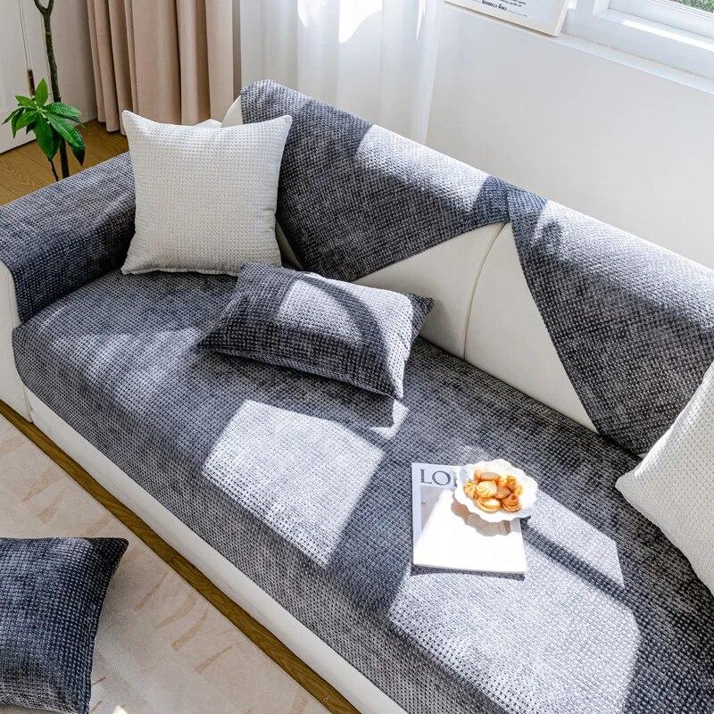 Вафельный чехол для дивана, универсальная утолщенная подушка для дивана для гостиной, синель, нескользящая простая подушка, однотонное клетчатое полотенце от пыли
Вафельный чехол для дивана, универсальная утолщенная подушка для дивана для гостиной, синель, нескользящая простая подушка, однотонное клетчатое полотенце от пыли