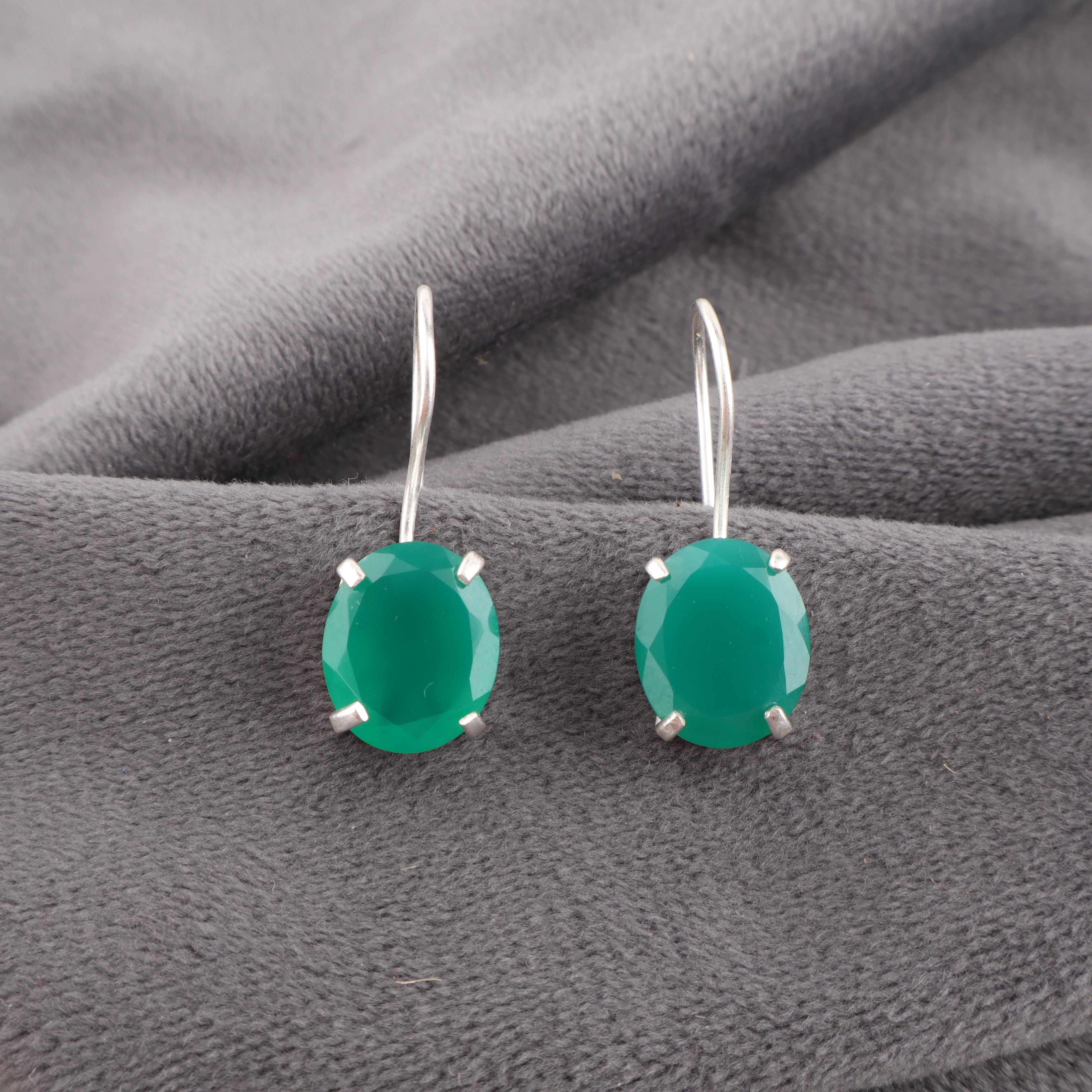 Green Onyx 925 Solid Sterling Silver Earrings, Handmade Gemstone Earrings Jewelry, Gifts For Wife Brand New Earrings 1.05 Inches зелений
Green Onyx 925 Solid Sterling Silver Earrings, Handmade Gemstone Earrings Jewelry, Gifts For Wife Brand New Earrings 1.05 Inches зелений