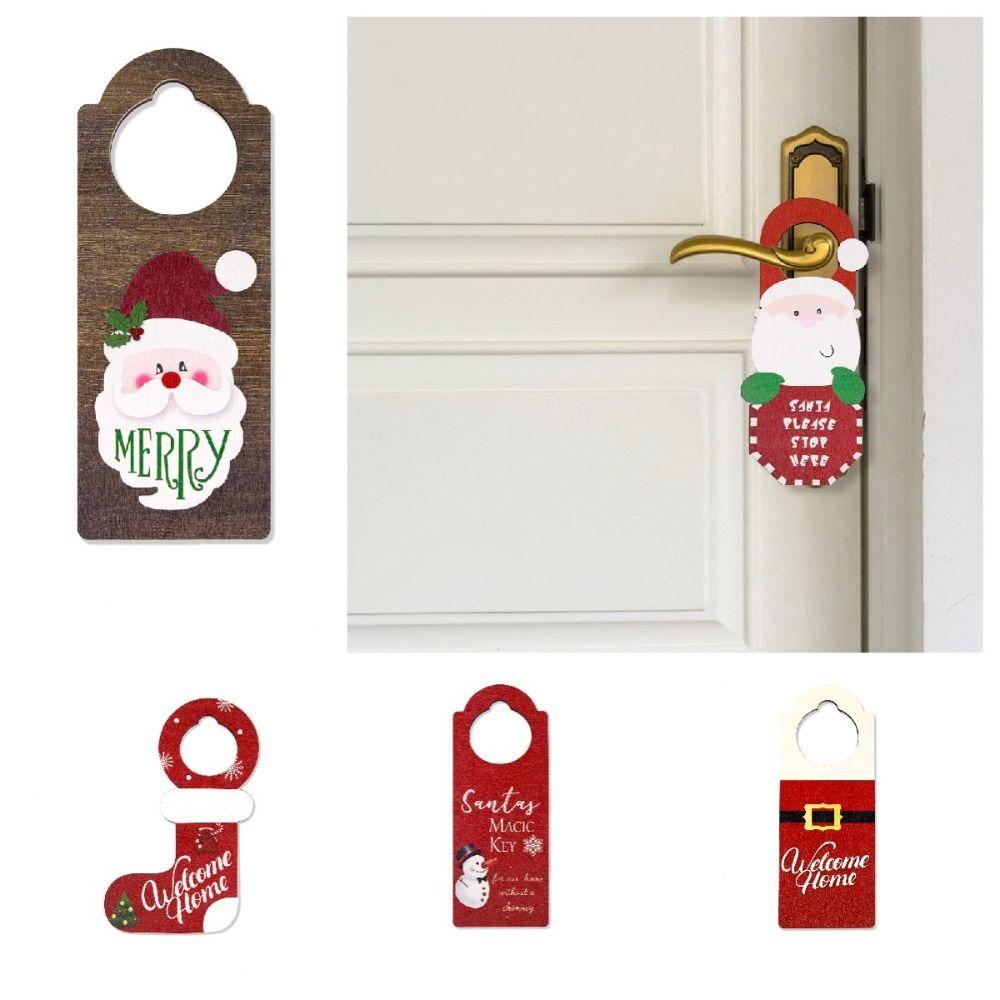 2Pcs Santa Claus Door Handle Hanging Accessories Wooden Christmas Door Hanging Party Decoration
2Pcs Santa Claus Door Handle Hanging Accessories Wooden Christmas Door Hanging Party Decoration