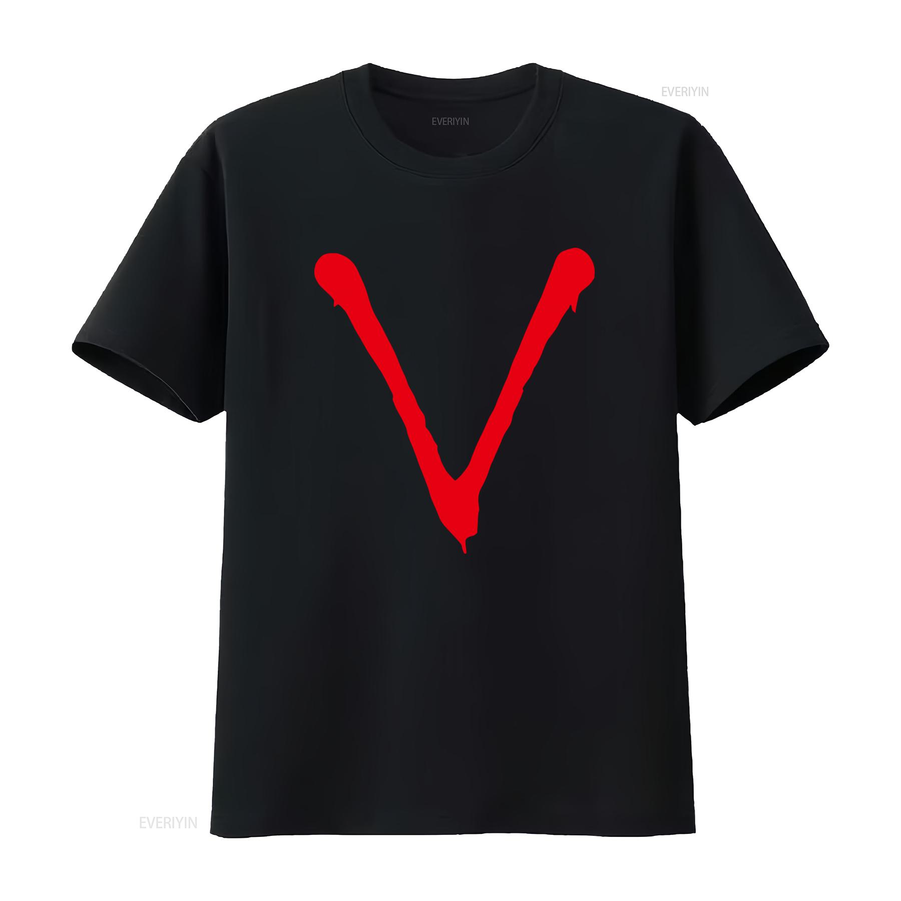 V The Visitor T Shirt Stylish Black with Bold Red Design vintage Washed Comfortable Casual Stretched Top For Everyday Wear 4XL
V The Visitor T Shirt Stylish Black with Bold Red Design vintage Washed Comfortable Casual Stretched Top For Everyday Wear 4XL