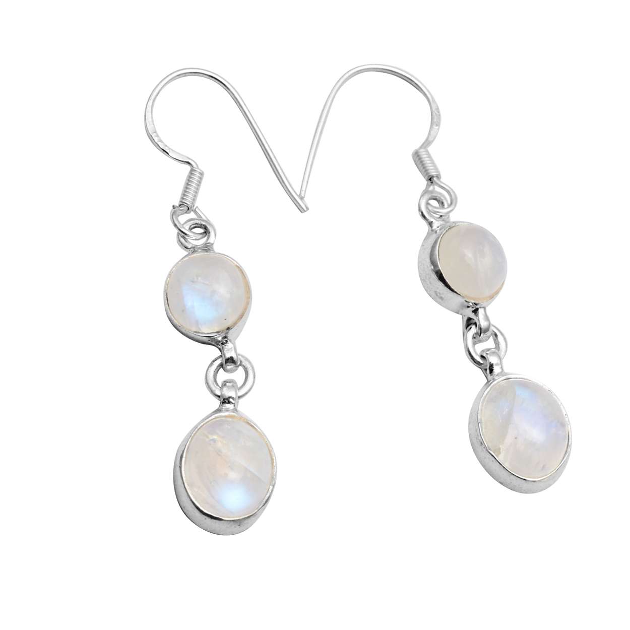 Rainbow Moonstone Gemstone Earrings Solid 925 Sterling Silver Handmade Earrings Jewelry Gift For Women And Girls E-2812
Rainbow Moonstone Gemstone Earrings Solid 925 Sterling Silver Handmade Earrings Jewelry Gift For Women And Girls E-2812