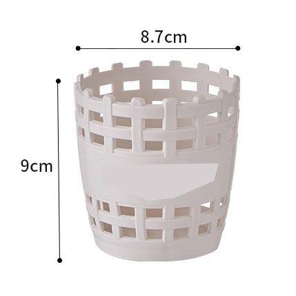 1pcs Pen holder, high aesthetic desktop decoration, office hollow storage bucket, multifunctional bucket, round shape
1pcs Pen holder, high aesthetic desktop decoration, office hollow storage bucket, multifunctional bucket, round shape