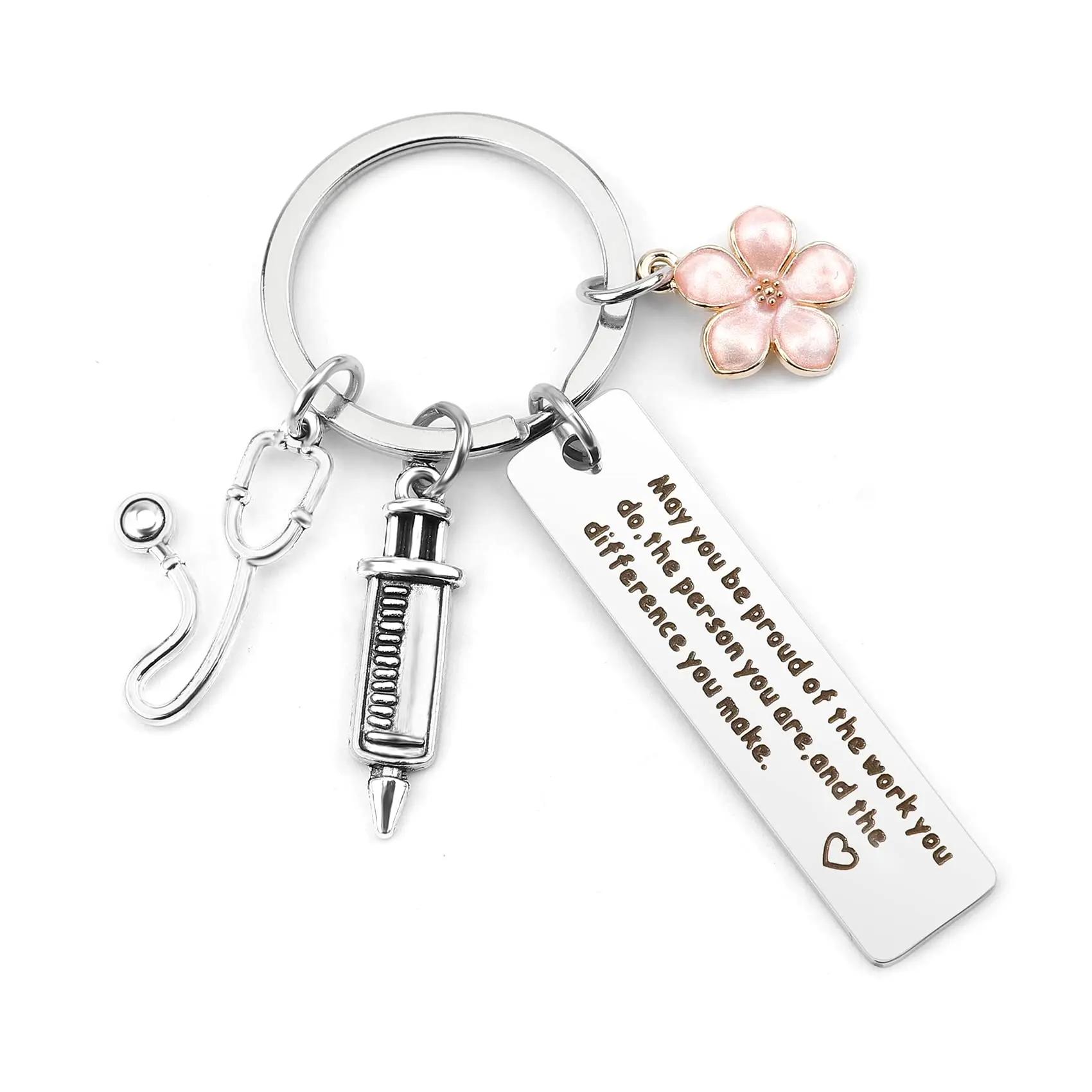 Inspirational Nurse graduation gifts Cute Customized Engraved Nurse week gifts Trendy Nurse keychains for Nursing students
Inspirational Nurse graduation gifts Cute Customized Engraved Nurse week gifts Trendy Nurse keychains for Nursing students